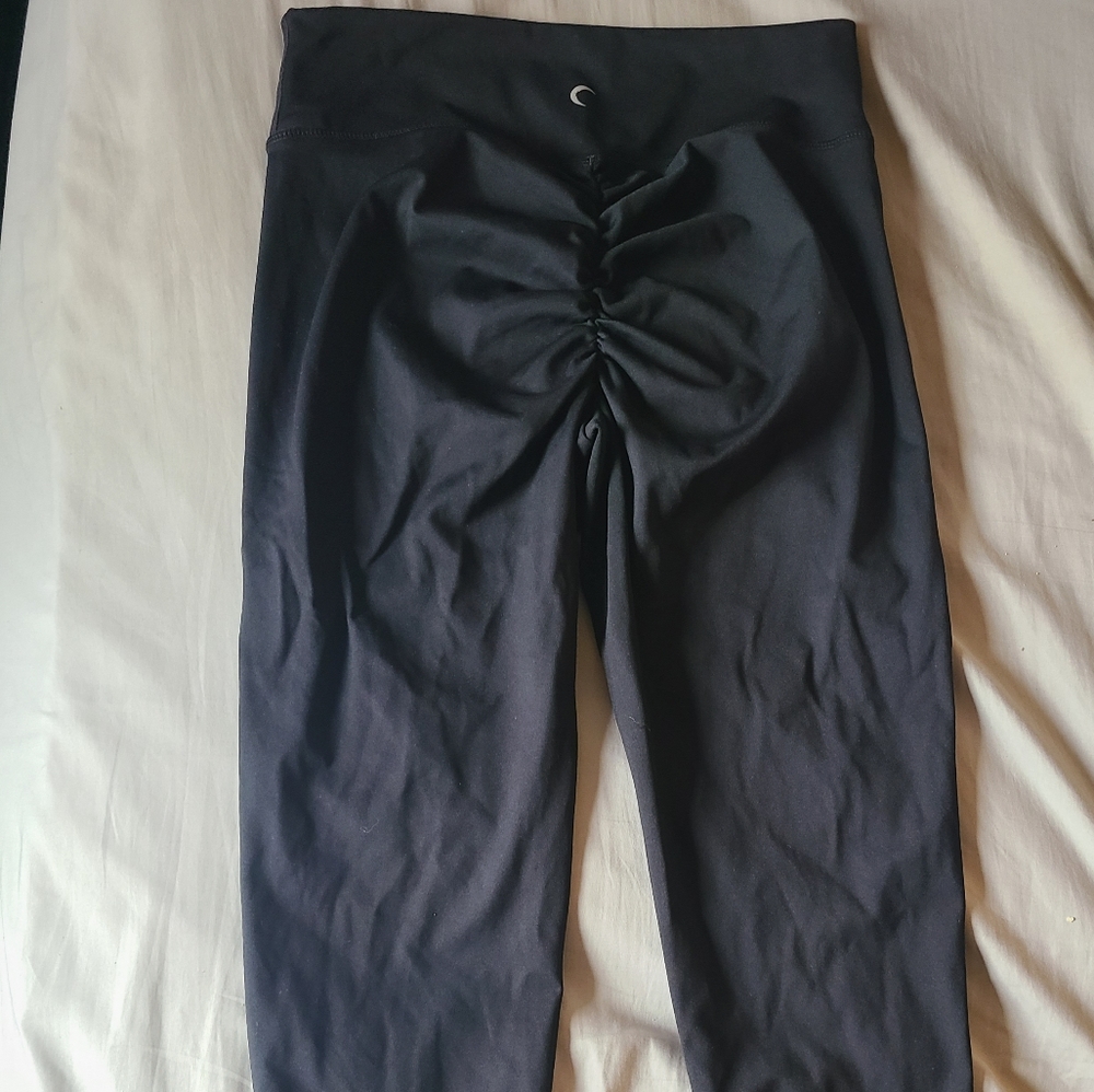 Black Brilliant Scrunchy What Hi-rise 7/8 24"